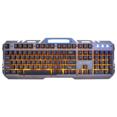 

SHIPADOO K950 104-key Wired RGB Color Backlight Keyway Optical Mechanical Feel Suspension Gaming Keyboard for Laptop, PC (Black)