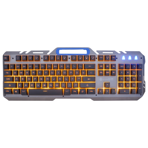 

SHIPADOO K950 104-key Wired RGB Color Backlight Character Transmission Mechanical Feel Suspension Gaming Keyboard for Laptop, PC(Black)