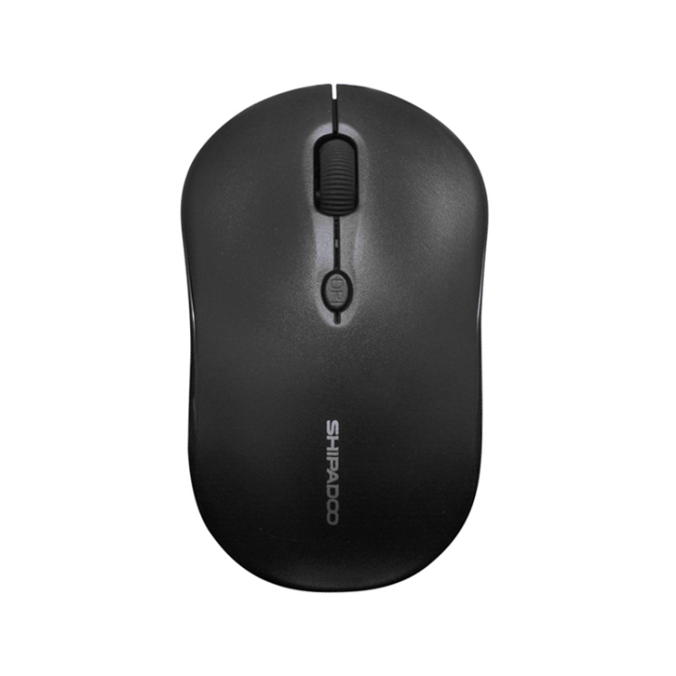 

SHIPADOO W200 2.4GHz Wireless Portable Mouse for Mac Desktop Laptop(Black)