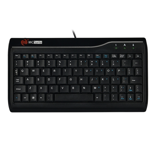 

MC Saite MC-8017 Wired 78 Keys Mini Multimedia Computer Keyboard(Black)