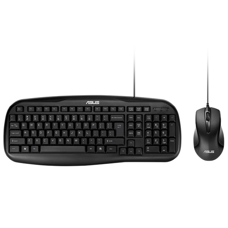 

ASUS KM95 Pro Wired Keyboard + Mouse Set (Black)