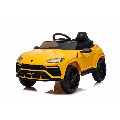 

[US Warehouse] Children Ride on Car 12V Electric 4 Wheels Car Kids Toys with Parent Remote Control & Foot Pedal & LED Headlights(Yellow)