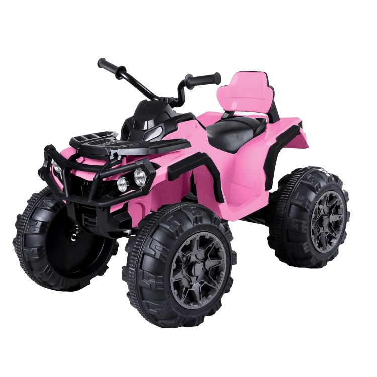 

[US Warehouse] LEADZM LZ-906 45Wx2 12V 7AHx1 ATV Double Drive Children Car Ride On Car without Remote Control (Pink)