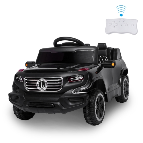 

[US Warehouse] Kids Children Remote Control Single Drive Ride On Car Electric Car Toy, Ordinary Music Version (Black)