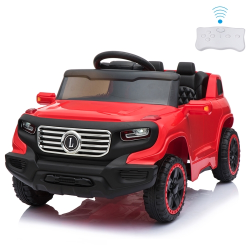 

[US Warehouse] Kids Children Remote Control Single Drive Ride On Car Electric Car Toy, Ordinary Music Version (Red)