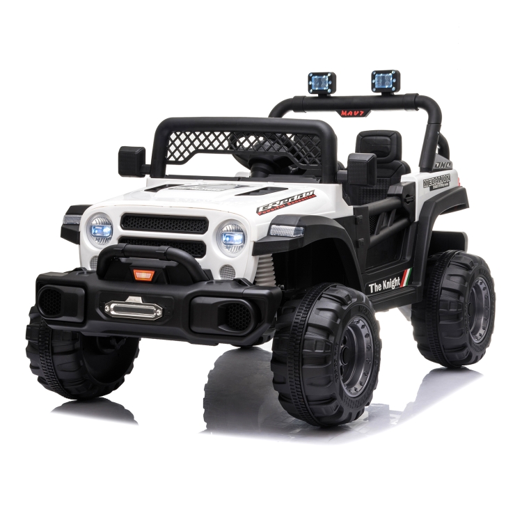 

[US Warehouse] Dual Drive 12V 4.5A.h with 2.4G Remote Control off-road Vehicle (White)