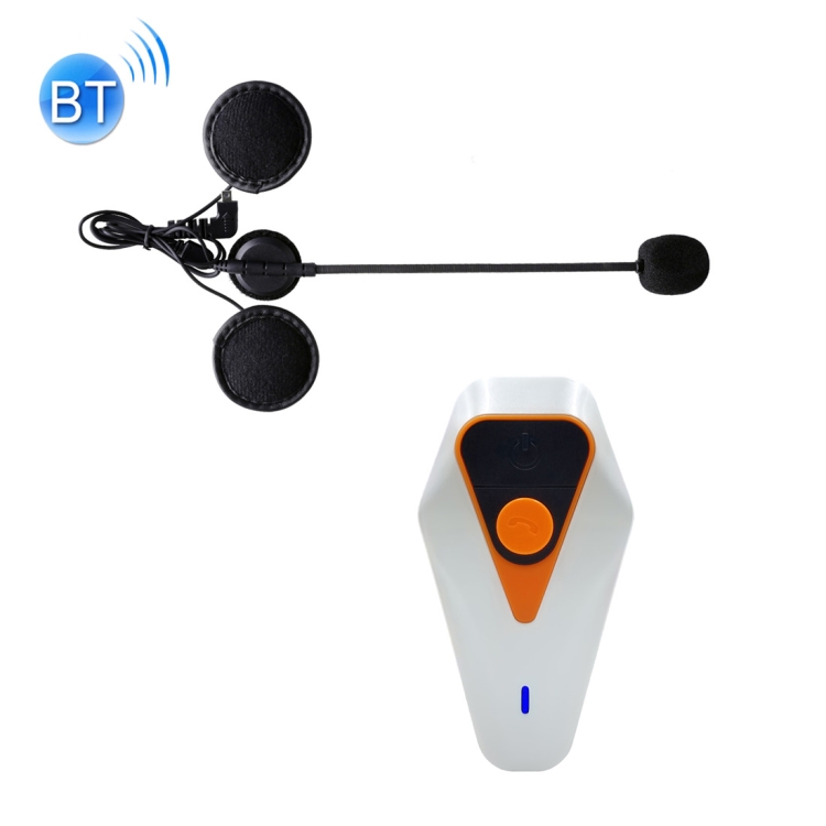 

WT002 1000m IPX5 Waterproof Motorcycle 2 Users Full Duplex Talking Bluetooth Intercom Multi-Interphone Headsets, Support Receive Calling & Listen Music & Noise Reduction