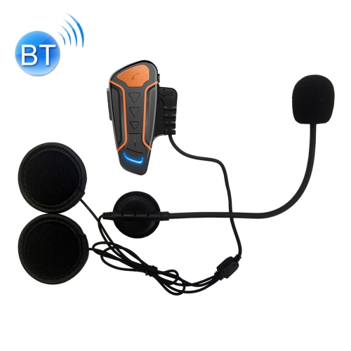 

WT003 1000m IPX5 Waterproof Motorcycle 2 Users Full Duplex Talking Bluetooth Intercom Multi-Interphone Headsets, Support Receive Calling & Listen Music & Noise Reduction