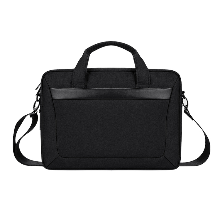 

DJ06 Oxford Cloth Waterproof Wear-resistant Portable Expandable Laptop Bag for 13.3 inch Laptops, with Detachable Shoulder Strap(Black)