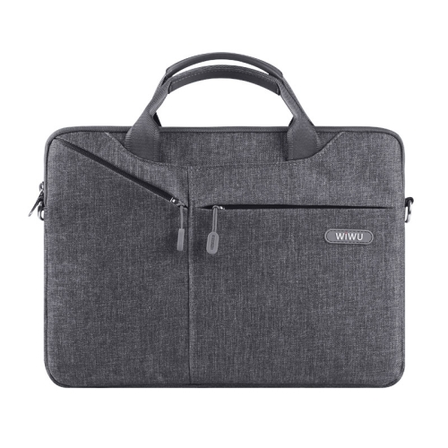 

WiWU City Commuter Business Laptop Bag Carrying Handbag for 15.6 inch Laptop(Grey)