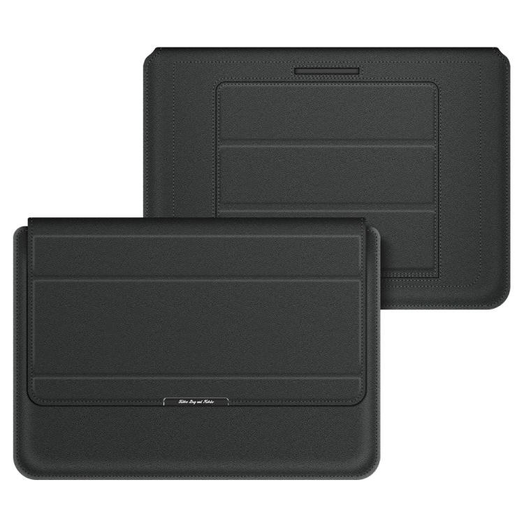 

4 in 1 Uuniversal Laptop Holder PU Waterproof Protection Wrist Laptop Bag, Size: 17 inch (Black)