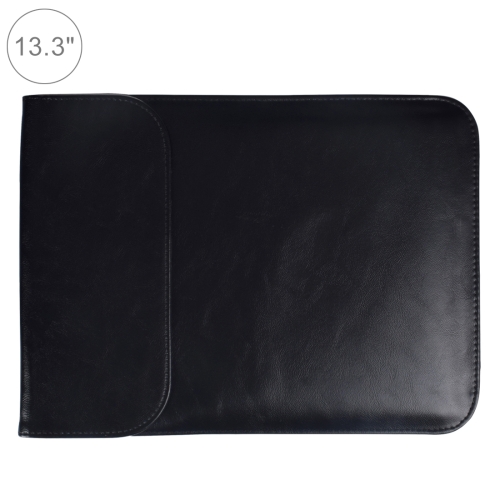

13.3 inch PU + Nylon Laptop Bag Case Sleeve Notebook Carry Bag, For MacBook, Samsung, Xiaomi, Lenovo, Sony, DELL, ASUS, HP(Black)