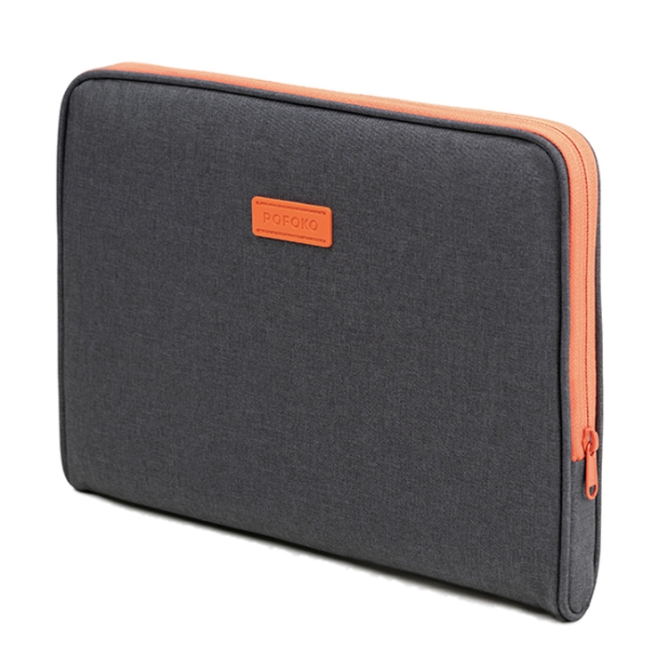 

POFOKO A220 Series 15.6 inch Waterproof Polyester Laptop Bag, Size: 41.5 x 28.5 x 2.5cm (Dark Gray)