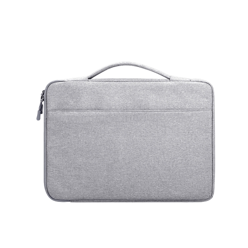 

Oxford Cloth Waterproof Laptop Handbag for 15.4 inch Laptops, with Trunk Trolley Strap(Grey)