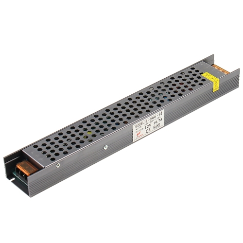 

SL-200-12 LED Regulated Switching Power Supply DC12V 16.7A Size: 330 x 49 x 29mm