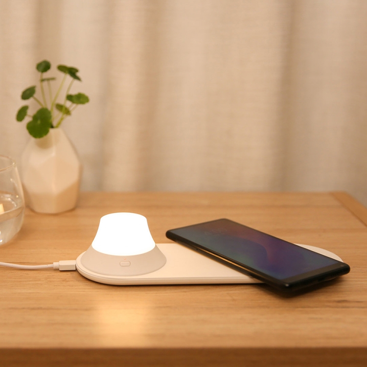 

Original Xiaomi Yeelight Wireless Charging LED Night Light, Support Wireless Charging for Mobile Phone(White)