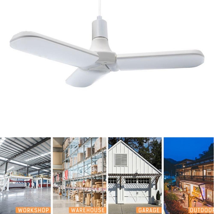 

E27 45W AC 86-256V 2800LM Multi-function Adjustable Fan Blade Led Bulb