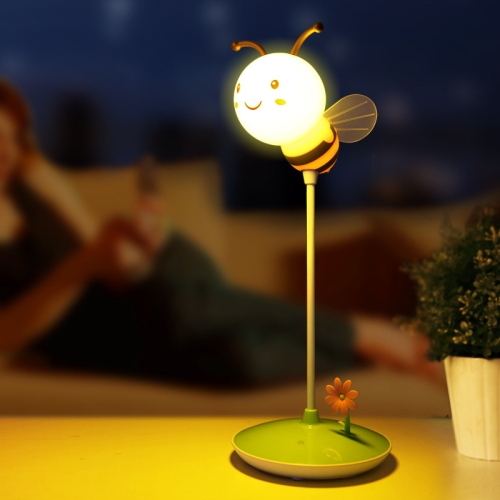 

Bee Shape Remote Control USB Charging LED Energy-saving Night Light (Yellow)