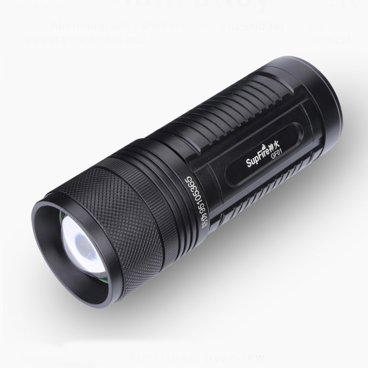 

SupFire GF01 Multiple Light Source Aluminum Alloy Shell USB Charging Waterproof Night Fishing Flashlight