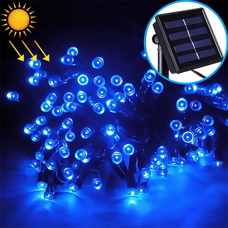 

200 LEDs Outdoor Waterproof Christmas Festival Decoration Solar Lamp String, Length: 22m(Blue)