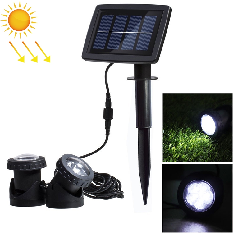 

Two Heads LED Outdoor Waterproof Solar Underwater Spotlight Floodlight