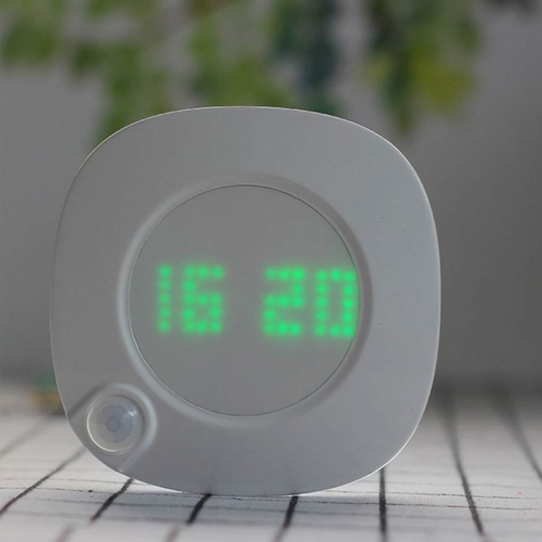 

Intelligent Rotation Clock Dry Cell LED PIR Sensor Night Light