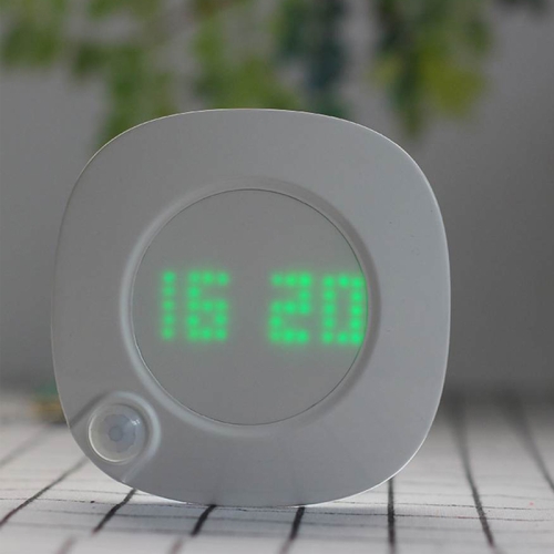 

Intelligent Rotation Clock USB Charging LED PIR Sensor Night Light