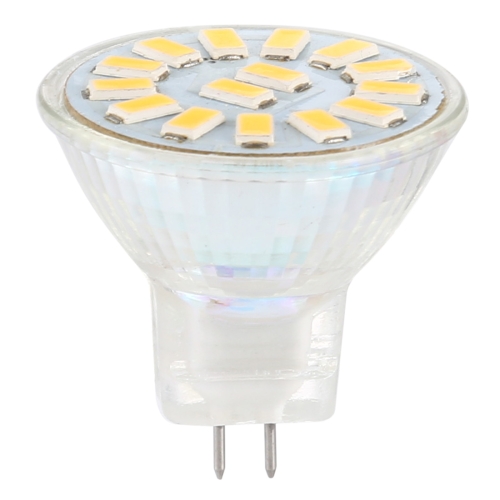 

MR11 15 LEDs 5730 SMD LED Spotlight, AC / DC 12-30V(Warm White)