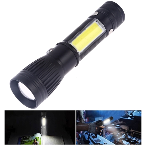 SUNSKY - W545 Portable USB Charging LED Electric Torch Flashlight