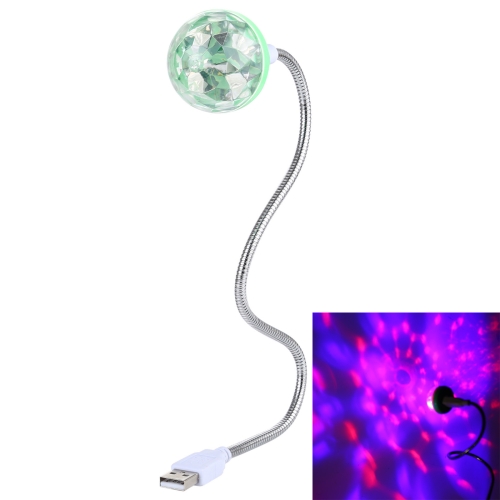 

4W USB LED Flexible Lamp RGB Crystal Magic Ball Stage Light