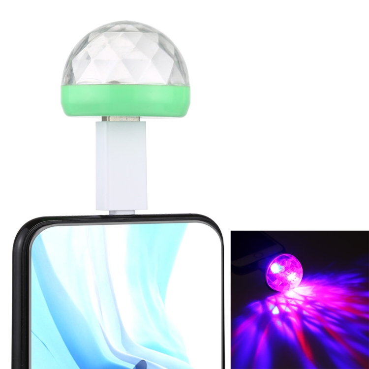 

4W RGB USB LED Crystal Magic Ball Stage Light with 8 Pin Adapter