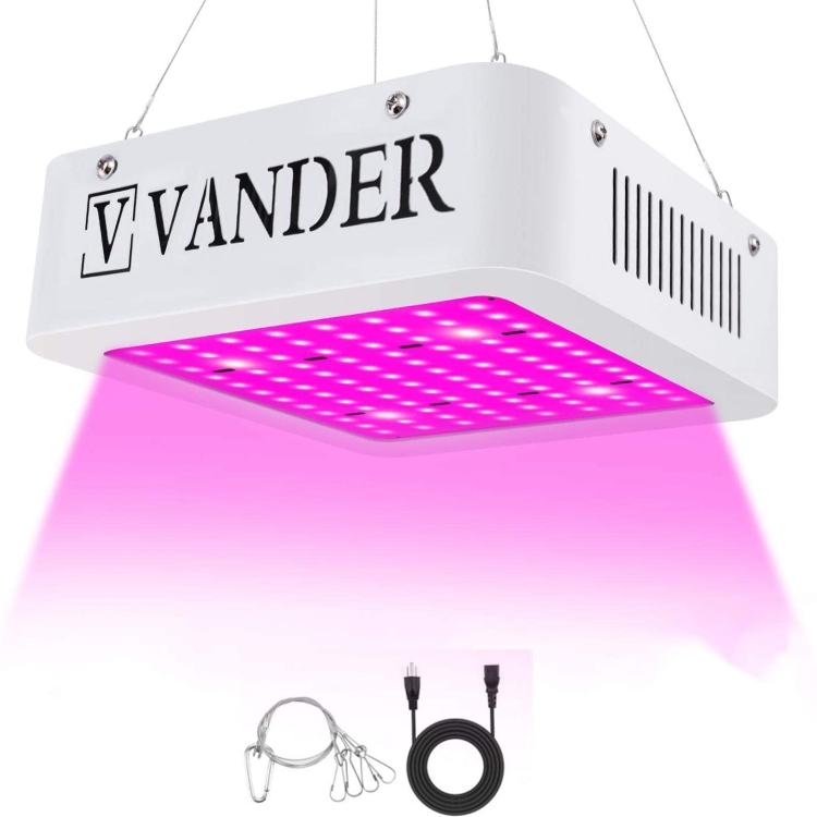 

[US Warehouse] Vander 1000W LED Grow Light Full Spectrum for Indoor Plants Veg and Flower LED Grow Lamp with Daisy Chain Double-Chips LED, US Plug