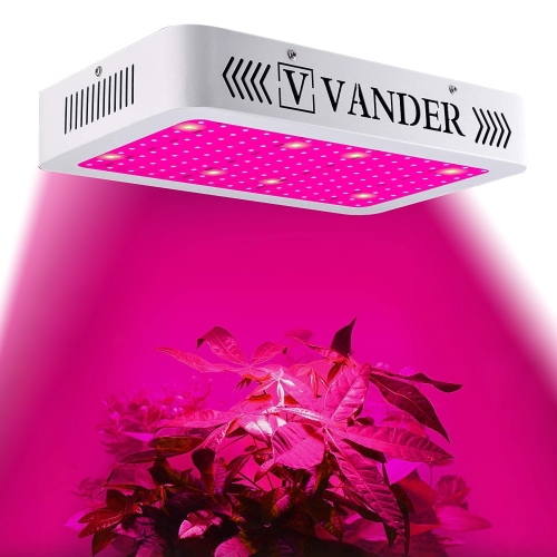 

[US Warehouse] Vander 2000W LED Grow Light Full Spectrum for Indoor Plants Veg and Flower LED Grow Lamp with Daisy Chain Double-Chips LED, US Plug