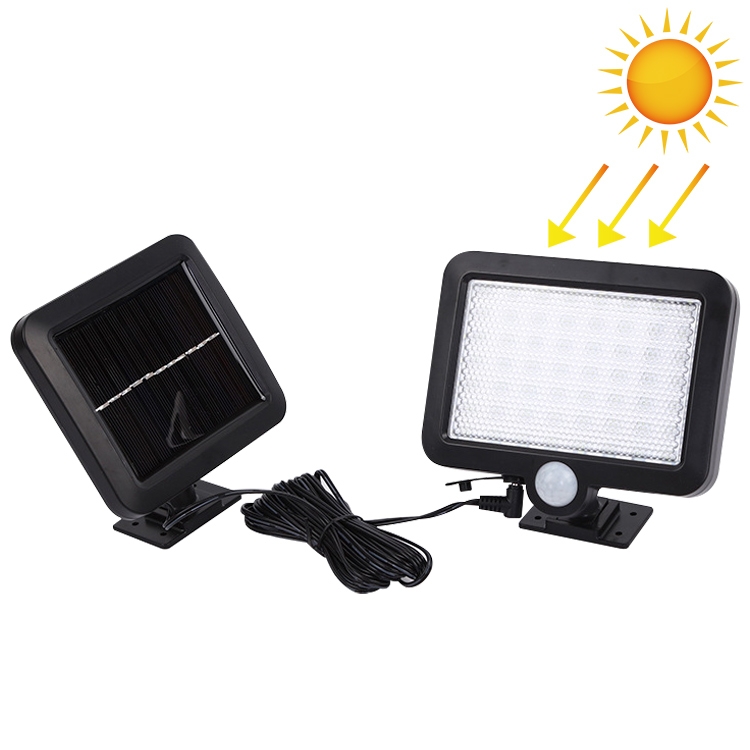 

Solar Wall Light 56 LED Separate Human Body Induction Garden Light Waterproof Outdoor Lighting Street Light