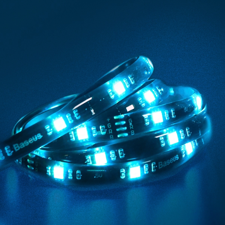 

Baseus DGRGB-01 RGB Colorful Light Strip Extension Pack, Length: 1m(Black)