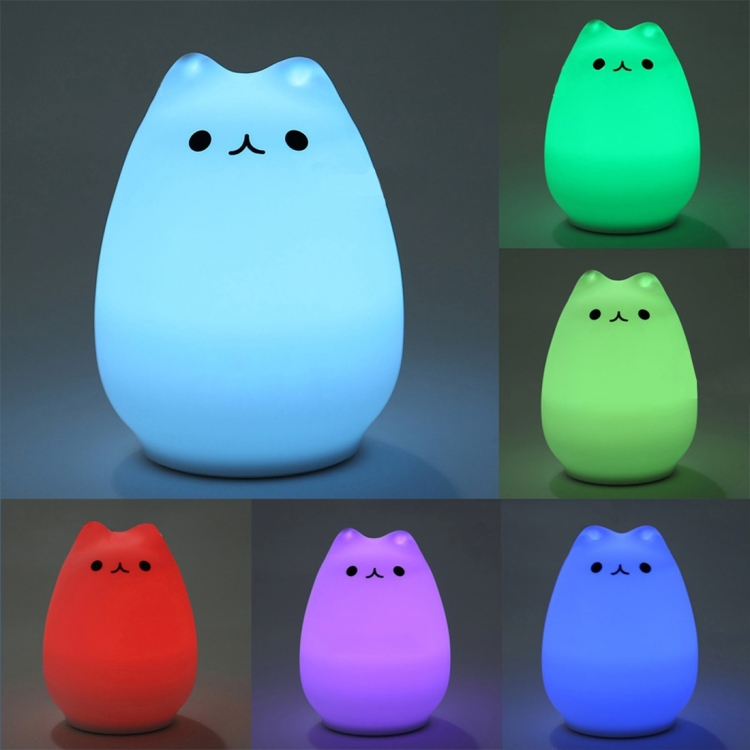 

YouOKLight Silicone LED Night Light, Rechargeable, Color Changeable, Sensitive Tap Control