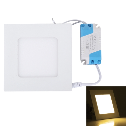 

4W Natural White Light 8.5cm Square Panel Light Lamp with LED Driver, 20 SMD 2835, AC 85-265V, Cutout Size: 9.6cm