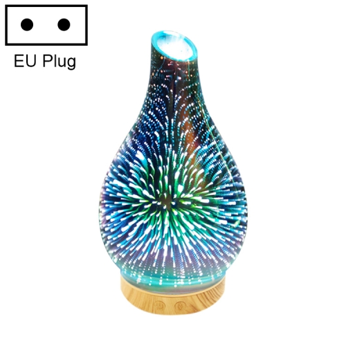 

2W Vase-shaped Household Mute Aromatherapy Humidifier Colorful Night Light, Water Tank Capacity: 100mL, EU Plug