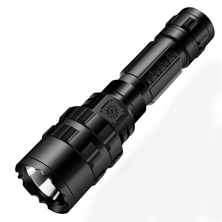 

USB Charging 1600LM XML-L2 Strong LED Fixed Focus Flashlight with 5-Modes