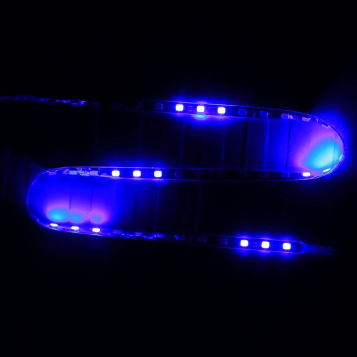 

45cm 45 LEDs SMD 2835 Flexible Blue Light LED Casing Strip Light for Car, Motorcycle, DC 12V(Blue Light)