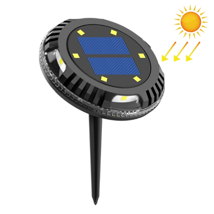 

TG-JG00127 10 LEDs Solar Outdoor Waterproof Plastic Garden Decorative Ground Plug Light Intelligent Light Control Buried Light, White Light