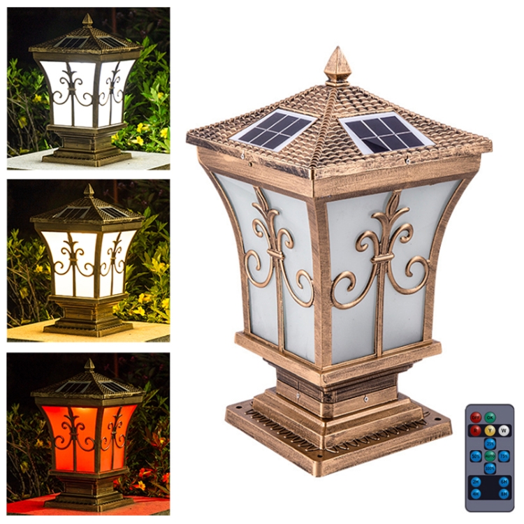 

Solar Pozi-style Stigma Headlights Outdoor IP65 Waterproof Garden Lights Home Super Bright Landscape Lights with Remote Control, Size: L