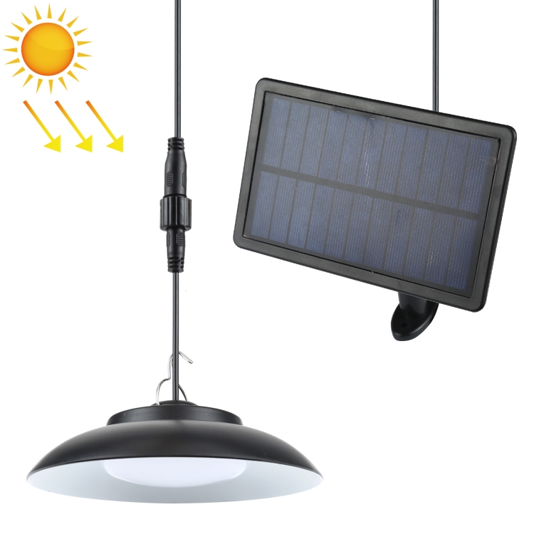 

8W 800LM Remote Control Double Color Temperature LED Solar Bracket Chandelier Garden Light, Supports Timing