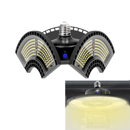 

60W 3000K Warm White Light Waterproof Deformable Folding Garage Light LED UFO Mining Lamp, Light Perception Version