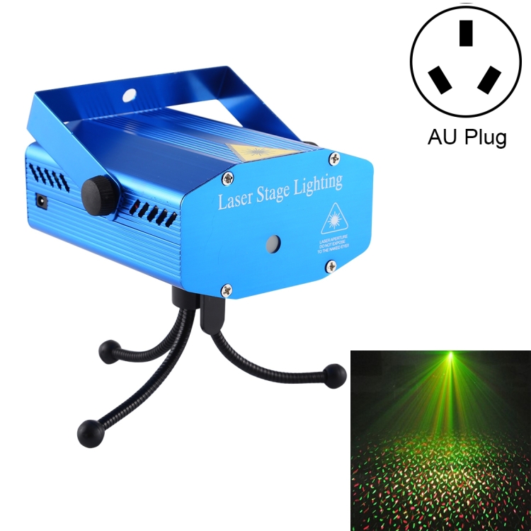 

Mini Laser Stage Lighting Holographic Laser Star Projector without Remote Control(AU Plug)