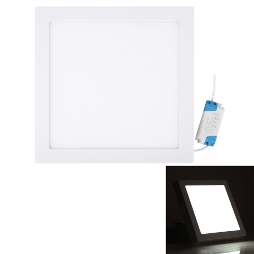 

24W Square LED Surface Panel Light with LED Driver, 30cm 120 LEDs SMD 2835 6500K, AC 85-265V
