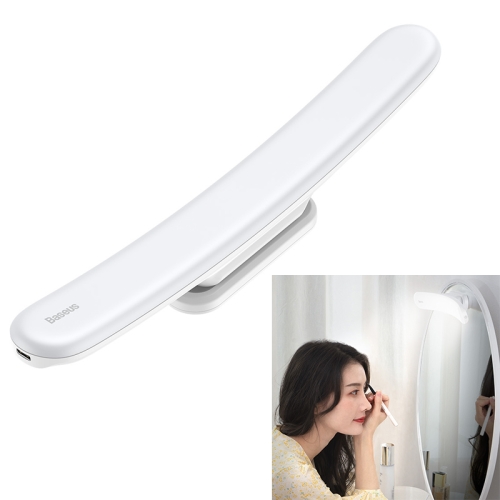 

Baseus DGSUN-JB02 Angle Adjustable Crescent-shaped Stepless Dimming Mirror Front Light, Light Color: White Light