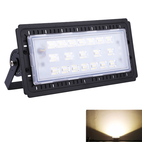 

50W IP65 Waterproof Warm White Light LED Flood Light, 228 LEDs SMD 2835 Ultra-thin Design Linear Light , AC 165-265V(Black)