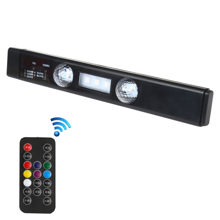 

D88-S LED Smart Sensor Wireless Car USB Rechargeable Gypsophila Music Atmosphere Light