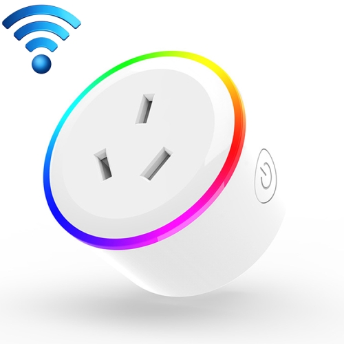 

10A RGB Scene Light WiFi Remote Control Smart Socket Works with Alexa & Google Home & IFTTT, AC 100-240V, AU Plug